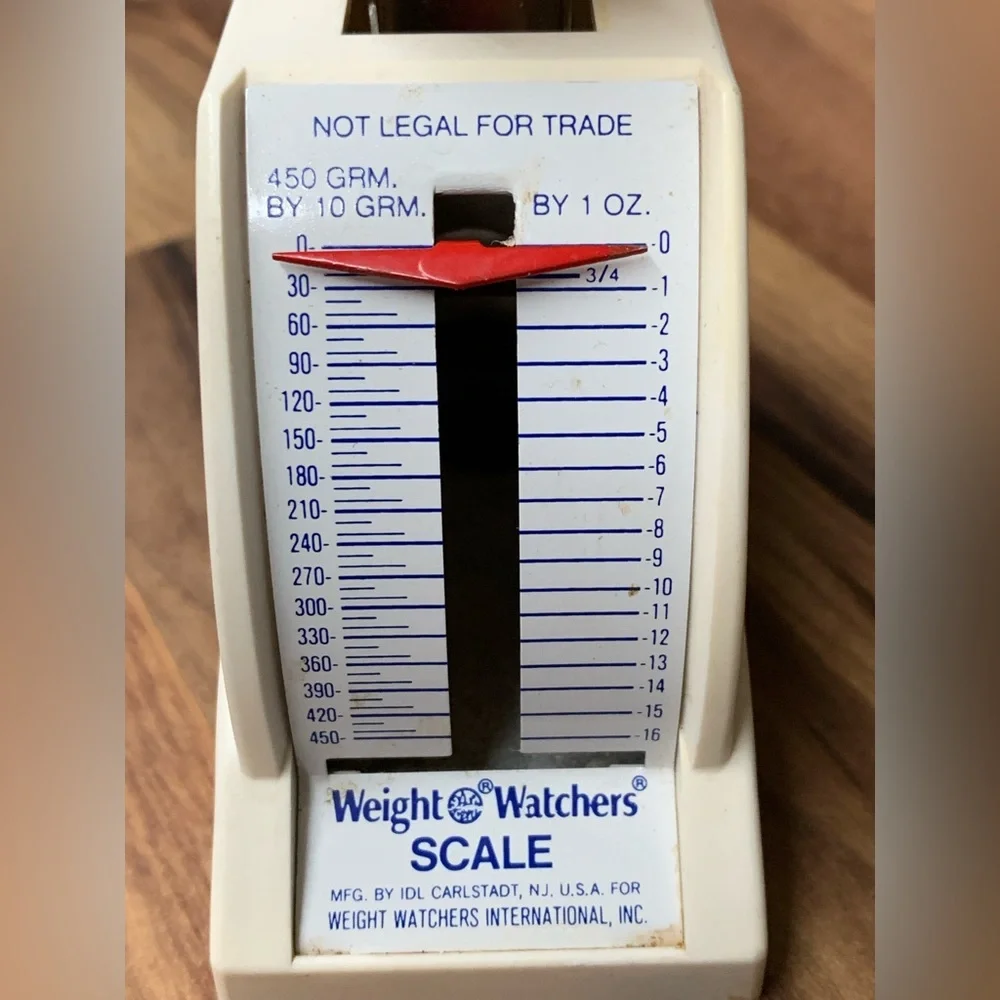 70s Weight Watchers Food Scale - Vintage Kitchen Collectible - Working Condition